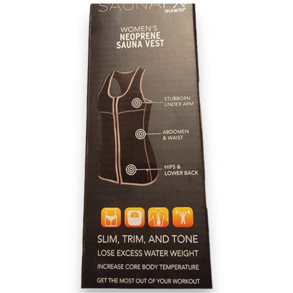 SaunaFX Women’s Slimming Workout Vest Large - Picture 5 of 7